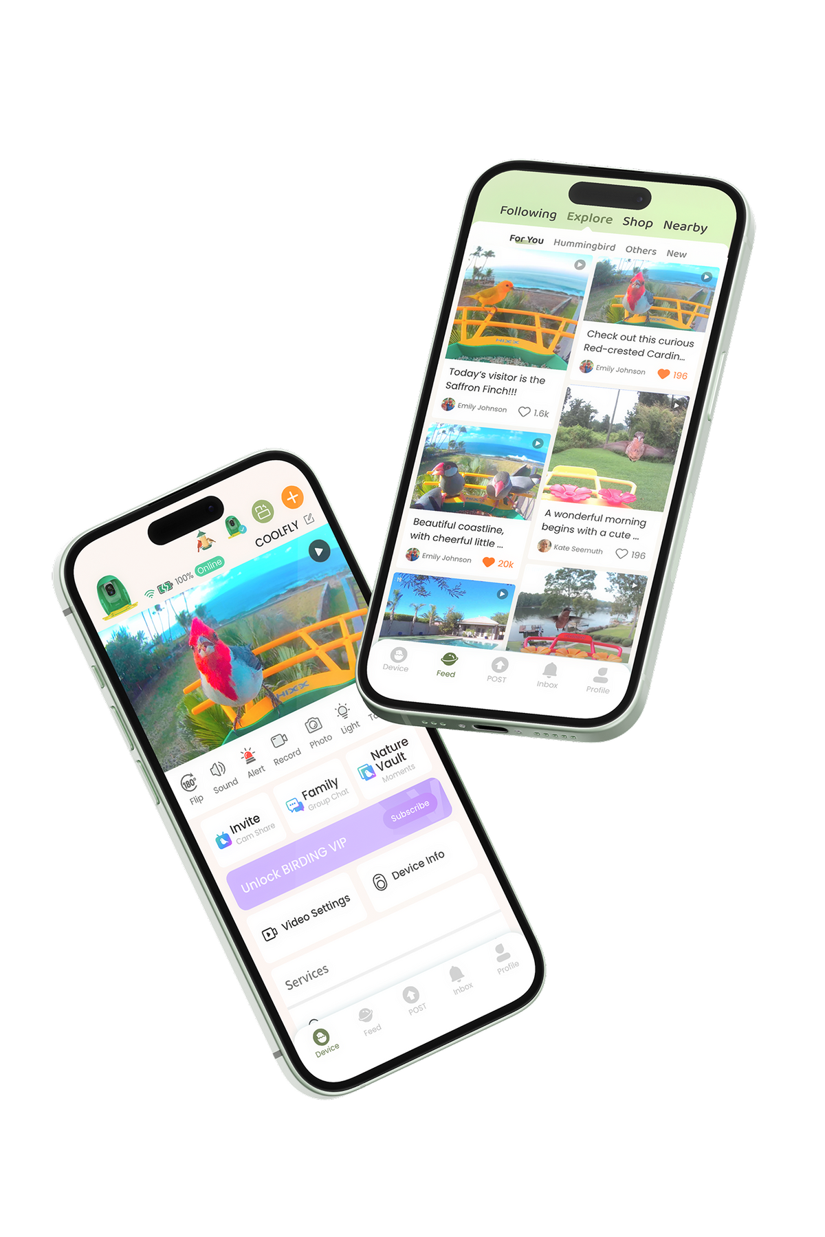 COOLFLY App interface reference