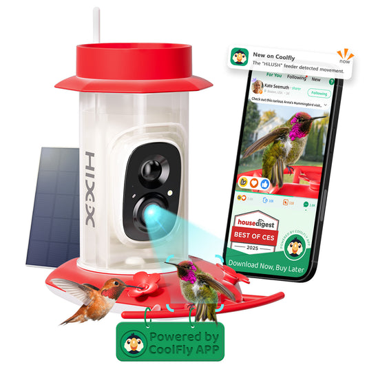 Hixx Hummingbird Feeder with Camera