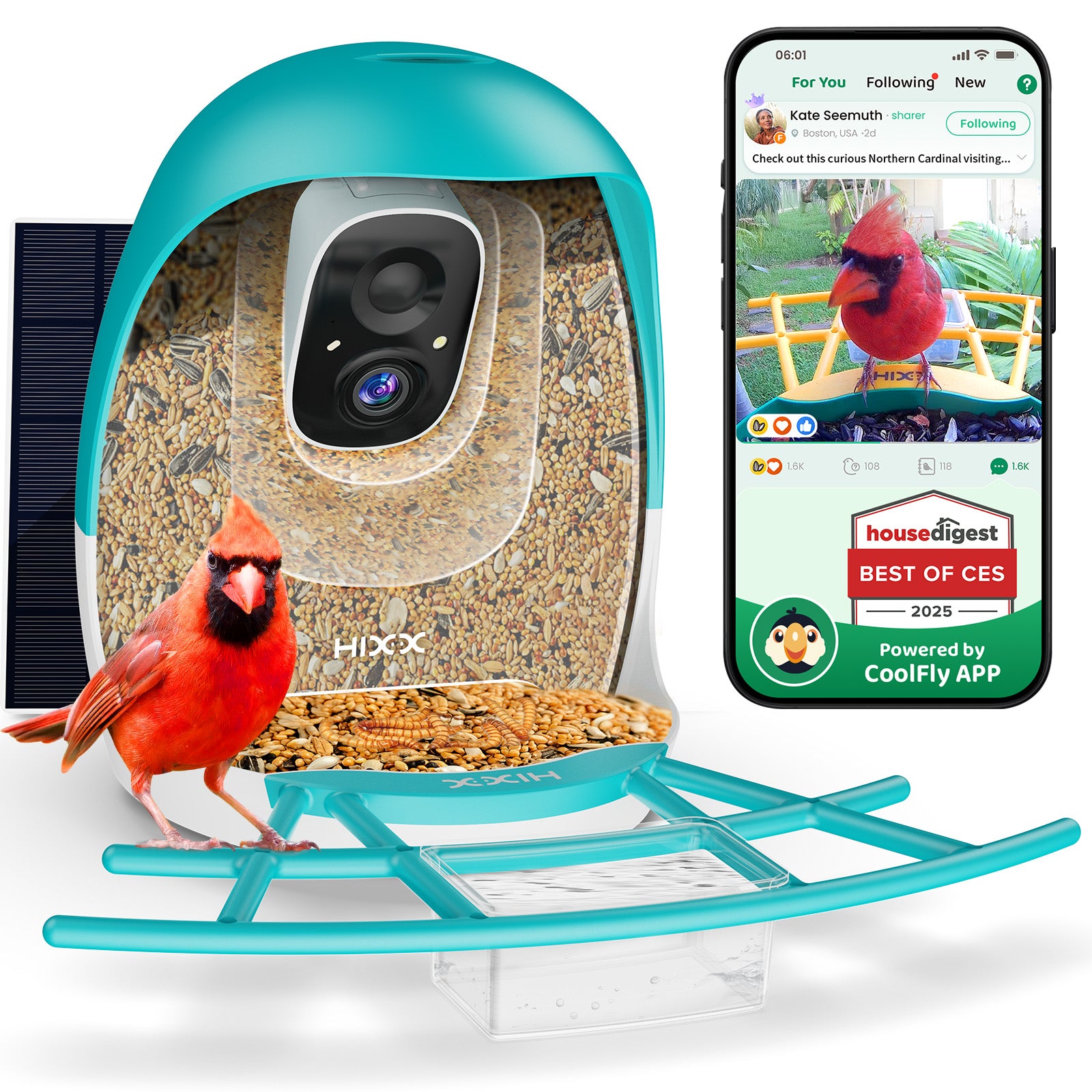 HIXX® Smart Bird Feeder
