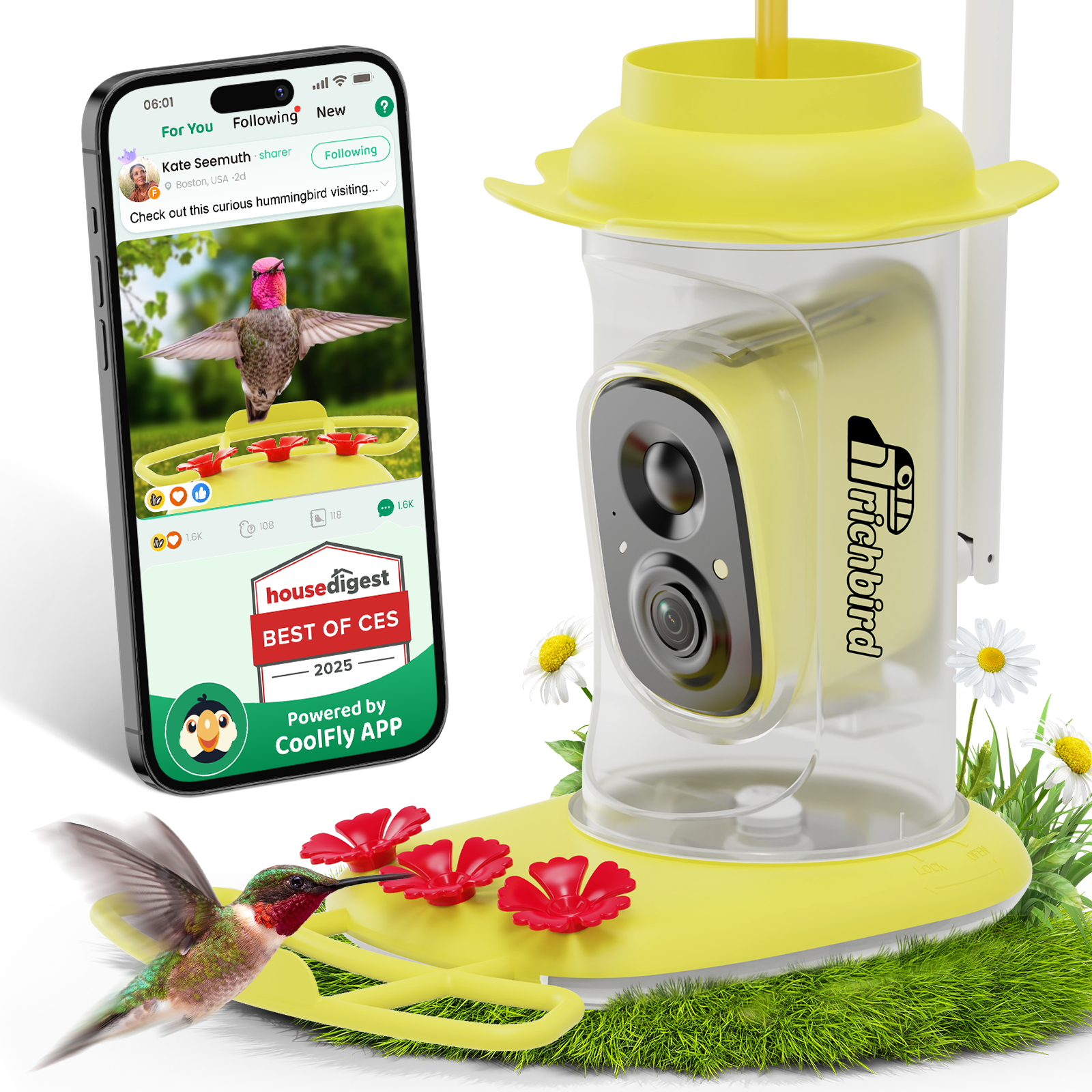 RichBird® Smart Hummingbird Feeder