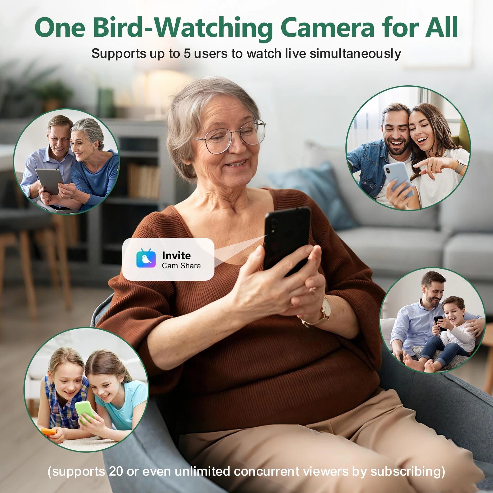 COOLFLY Flex AI Bird Cam