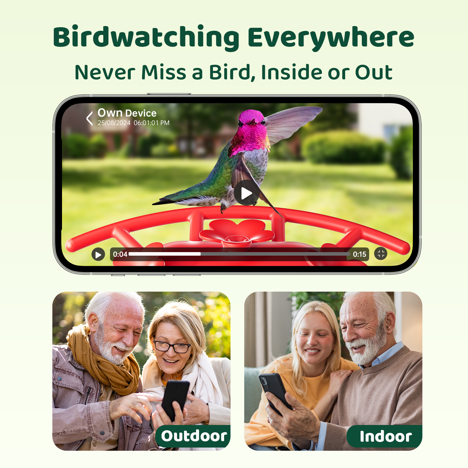 HIXX® Smart Hummingbird Feeder