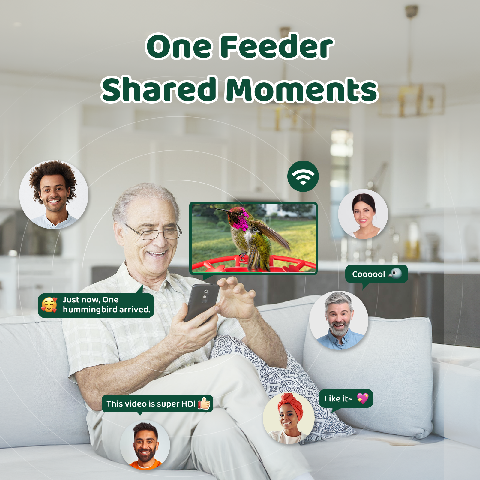 HIXX® Smart Hummingbird Feeder