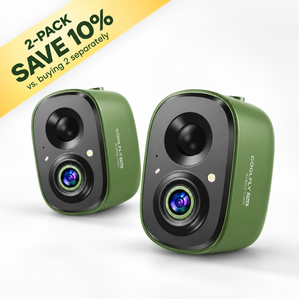 COOLFLY Flex AI Bird Cam - 2-Pack
