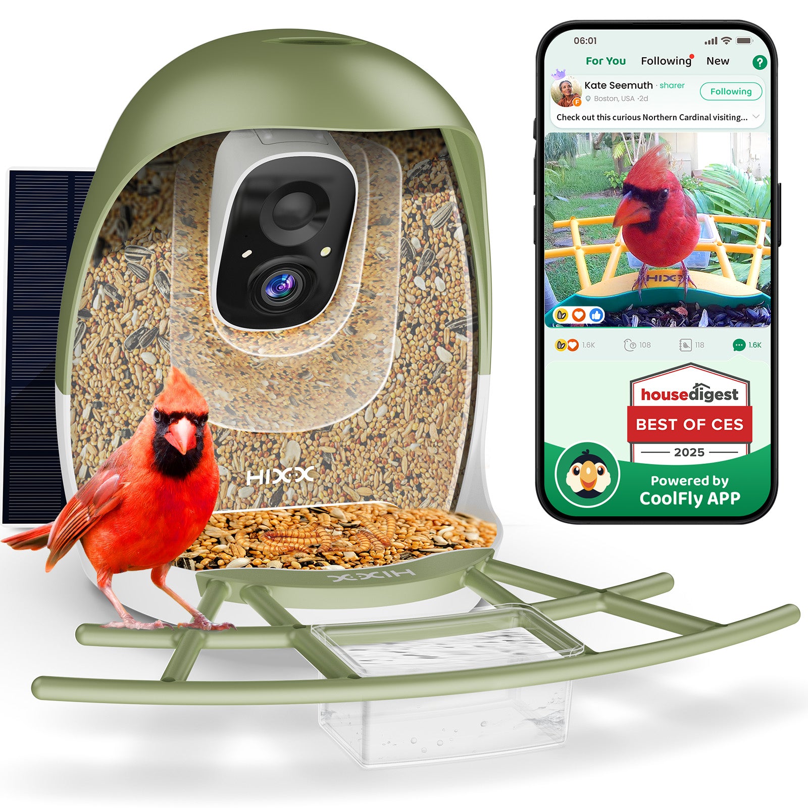 HIXX® Smart Bird Feeder