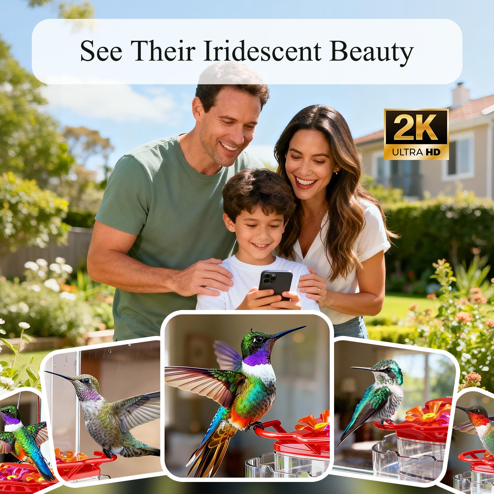 Nectlee Smart Window Hummingbird Feeder