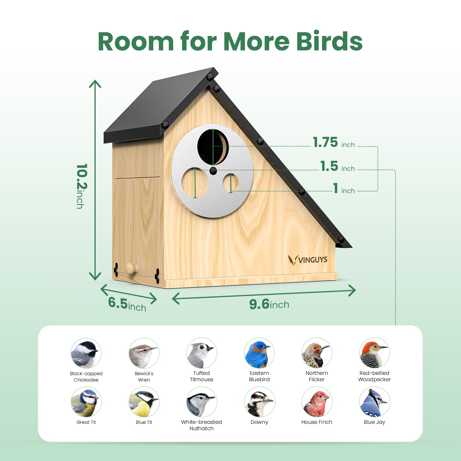 Adjustable Wooden Birdhouse – CoolFly