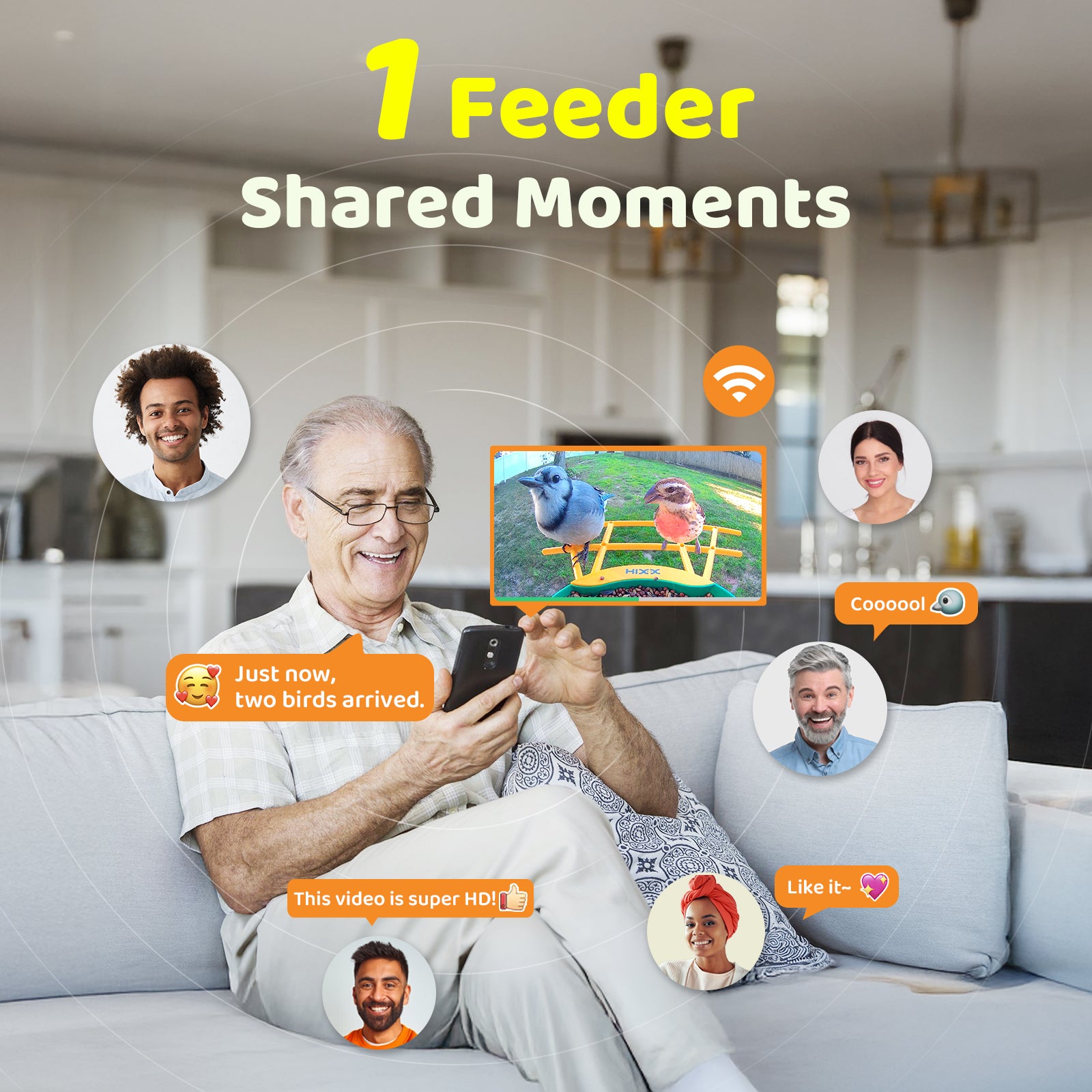 HIXX® Smart Bird Feeder