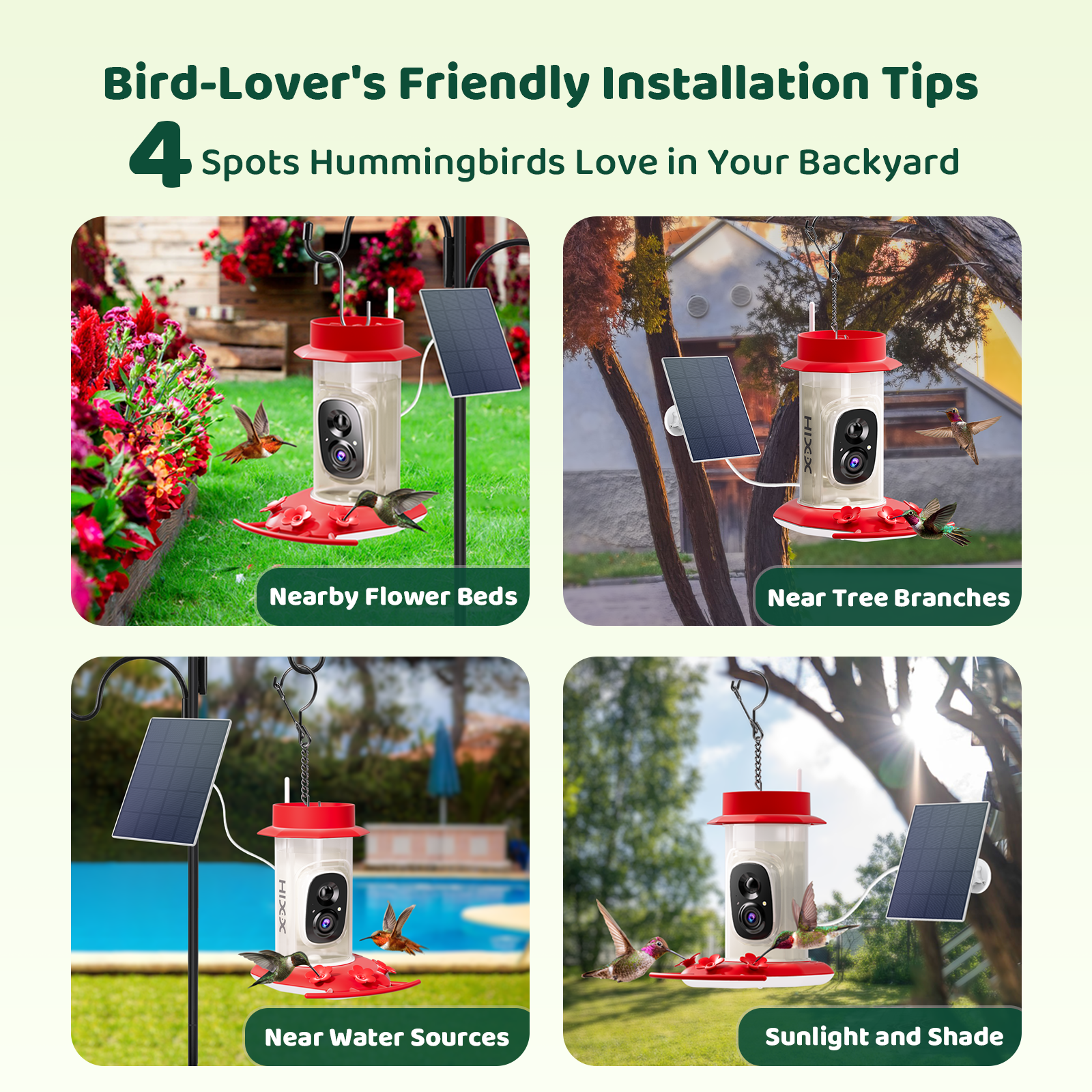 HIXX® Smart Hummingbird Feeder