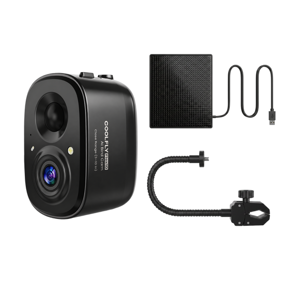 COOLFLY Flex10 Ready-to-Watch AI Bird Camera Kit