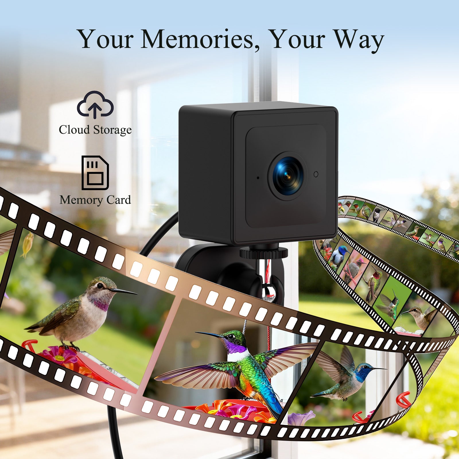 Nectlee Smart Window Hummingbird Feeder