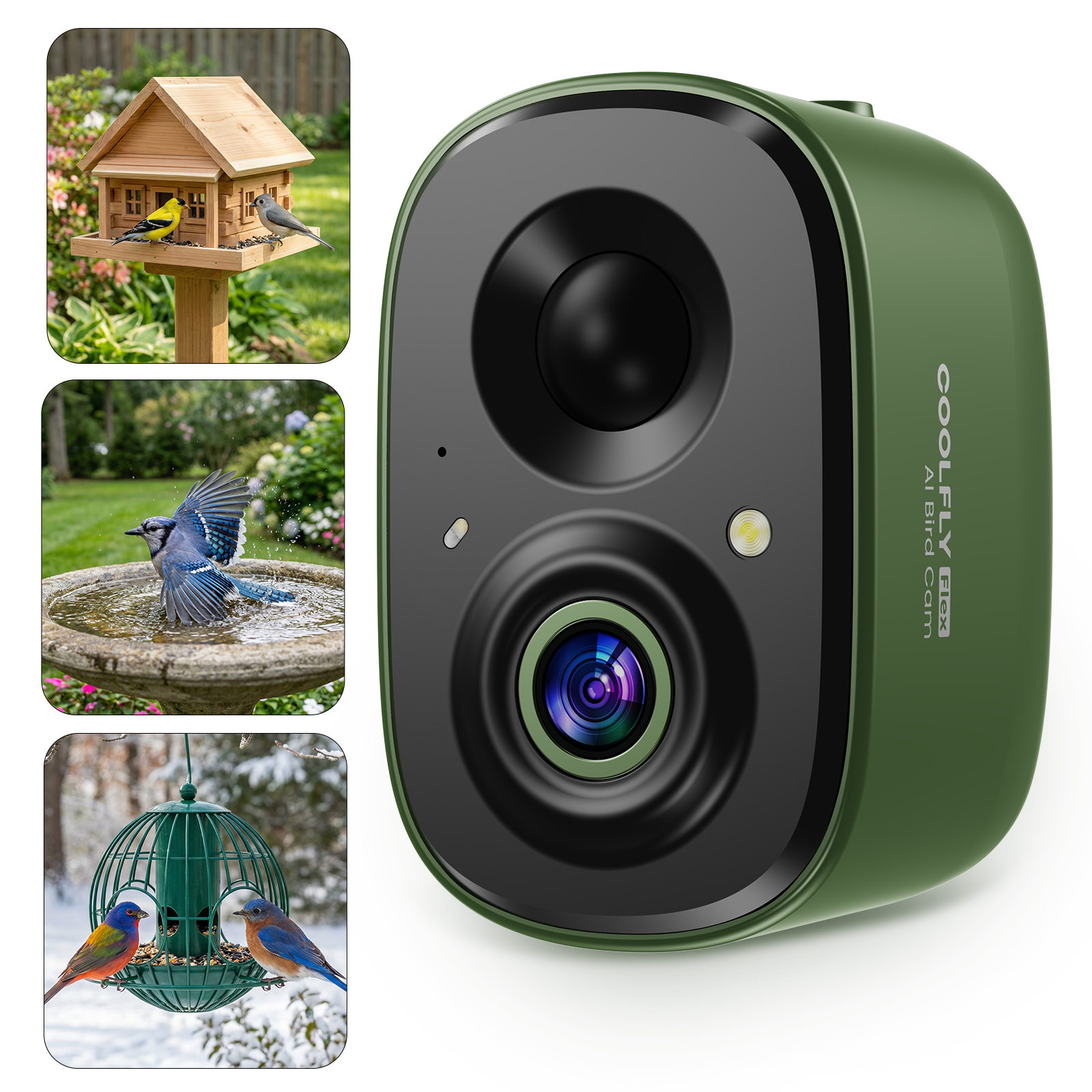 COOLFLY Flex AI Bird Cam