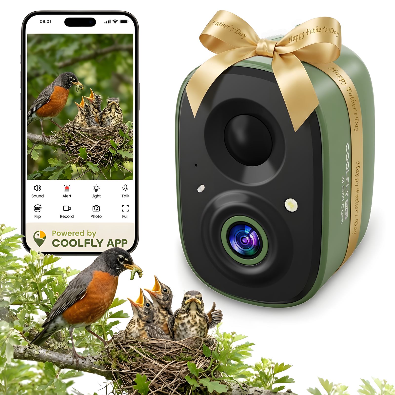 COOLFLY Flex AI Bird Cam