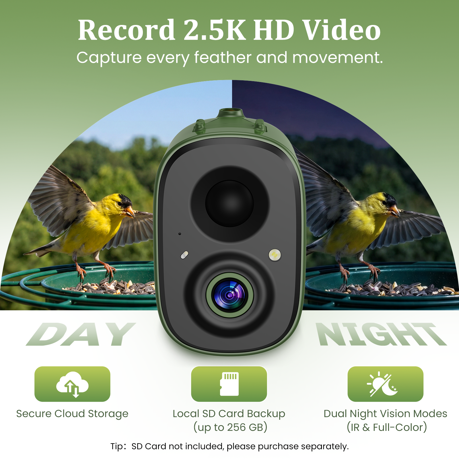 COOLFLY Flex AI Bird Cam