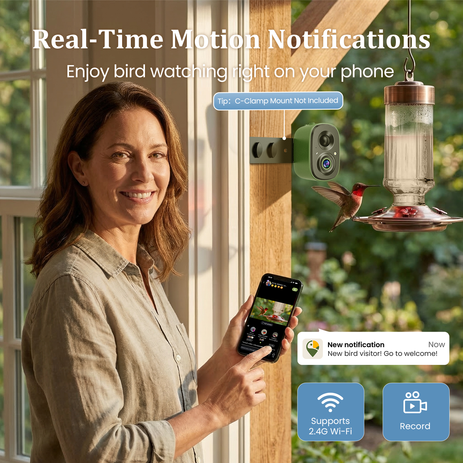 COOLFLY Flex AI Bird Cam