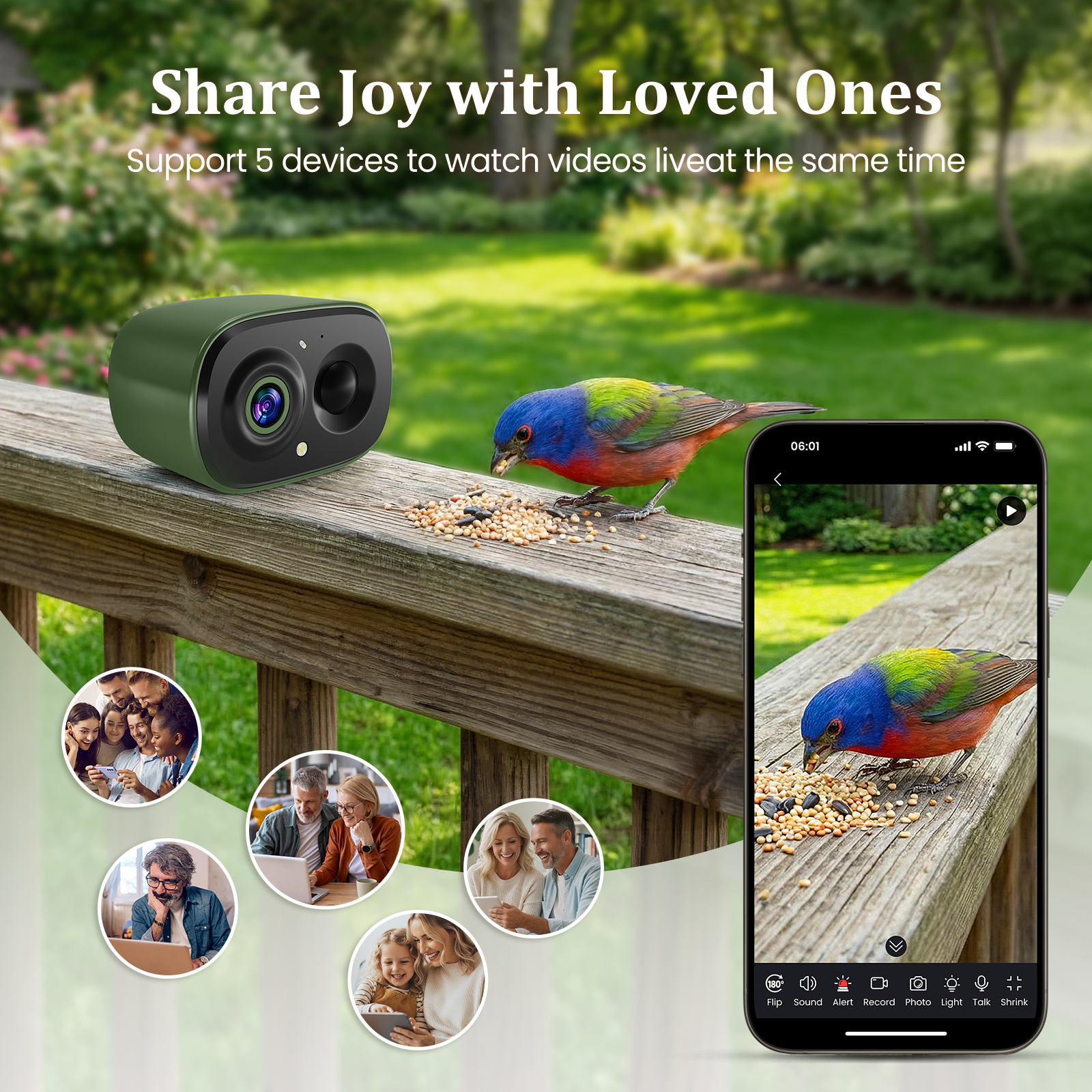 COOLFLY Flex AI Bird Cam