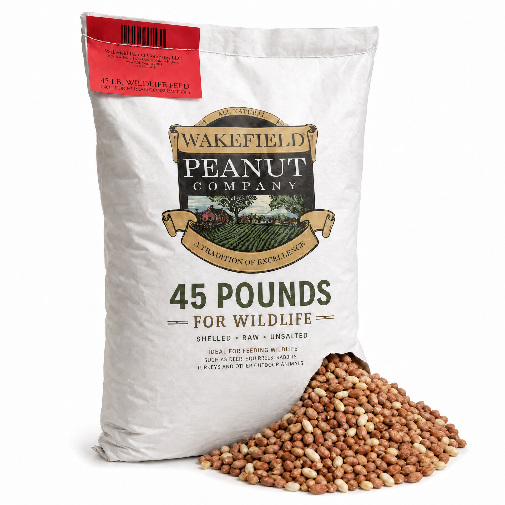 Bulk Raw Virginia Peanuts – All Feed Birds Squirrels & Wildlife