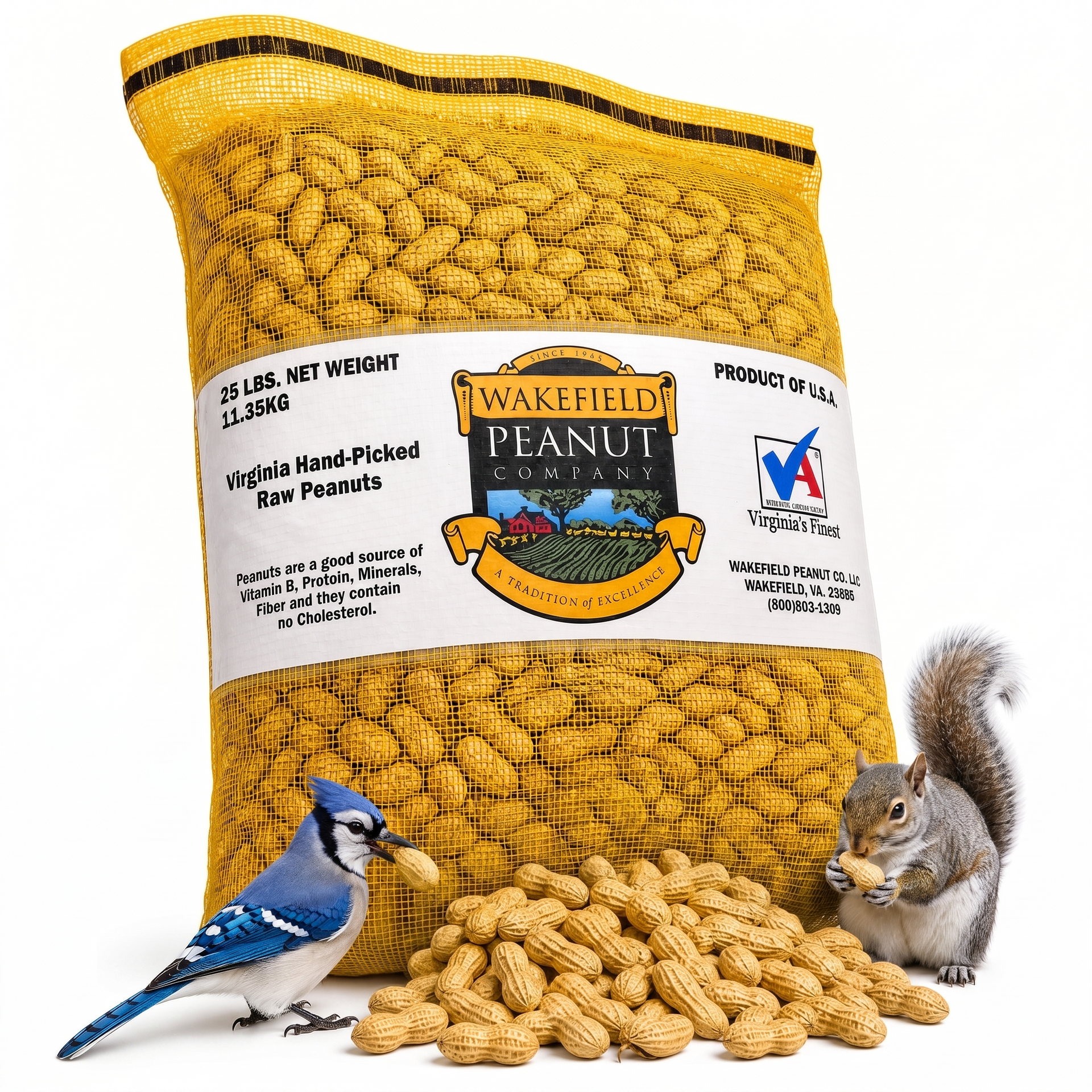 Premium Virginia Peanuts Shell – High Protein Bird & Wildlife Feed