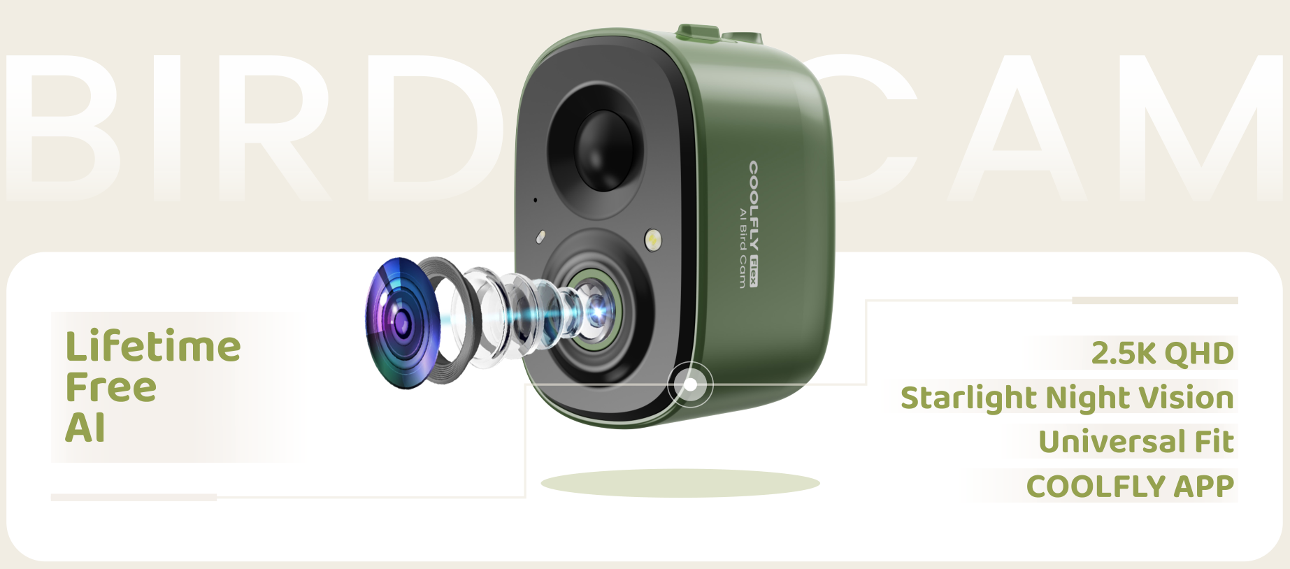 Flex AI Bird Cam – COOLFLY